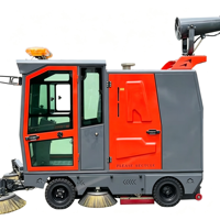 Kommunale Allwetter-Elektro-Straßenkehrmaschine mit Motor und Vollkabine für große Flächen, Straßen und Industriegebiete