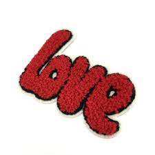 High Quality <b>Iron</b>-<b>On</b> Chenille Patches Large Love/Xoxo for Winter <b>Clothing</b> Digital Printed Valentine's Day Patch for Crew - Product Image 3