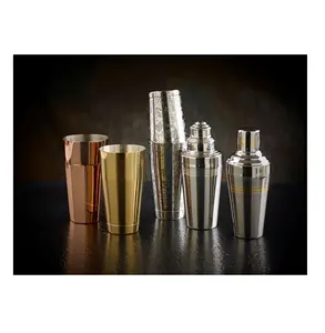 Luxury Design Hot Selling Stainless Steel unique Finished Bar Cocktail Shaker For Bar Hotel Restaurant