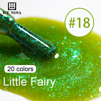 ICE NOVA Petite Fée Gel Polonais 20 Couleurs En Gros Pas Cher Violet Paillettes Vacances Style Hema/Tpo/Hpma Gratuit Fabricants