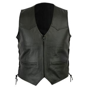 Gilet de moto en polyester pour homme, léger, respirant, broderie personnalisée, mode, gilet de motard, taille plus, vintage, OEM personnalisé - Product Image 1