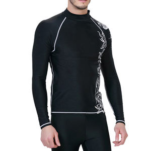 Nueva camisa de manga larga personalizada de compresión de moda con estampado sublimado, ropa deportiva transpirable, protectores contra sarpullidos para hombres a un precio razonable - Product Image 4