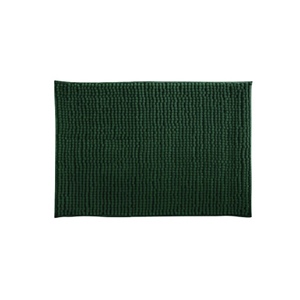 Tappetino da Bagno in Ciniglia 50x80 cm Verde Scuro - Product Image 1