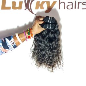Non Traité Cuticule Aligné Double Trame Remy Cheveux Vierge Indien Naturel Cheveux Humains Lâche Vague Styles Machine Livré - Product Image 6