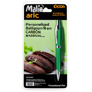 Stylo à bille personnalisé Malie avec clip pour utilisation promotionnelle - Product Image 3