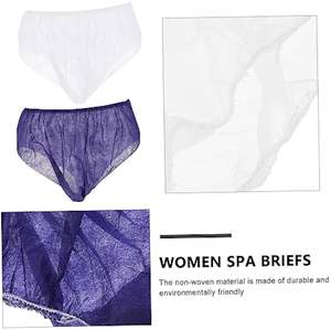 Conjunto de bragas de maternidad Ropa interior desechable posparto Calzoncillos cómodos sin costuras - Product Image 4