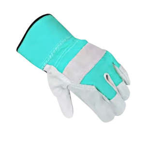 Guantes de trabajo de tela de cuero de alta calidad, protección de seguridad, construcción industrial, mecánico, jardinería, venta al por mayor, último diseño - Product Image 3