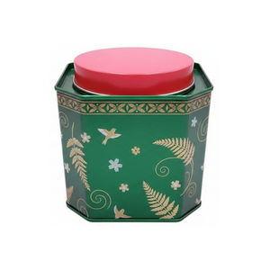 Boîte à thé octogonale en fer blanc de qualité alimentaire |   Personnalisation de la marque, couleur et taille - Product Image 5