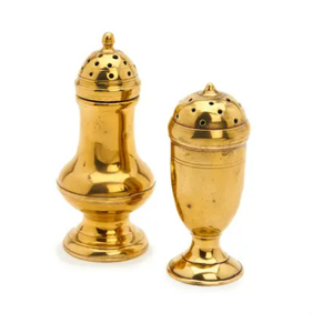 Fancy Dinner Table Decoration Salt and Pepper <b>Jar</b> Finest Quality Gold Metal Brass Salt and Pepper <b>Jar</b> for Home Kitchenware Usage - Product Image 3
