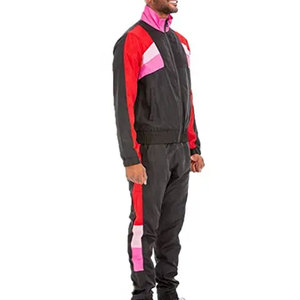 Ensemble de survêtement sportif élégant en deux pièces pour l'hiver, imprimé, coupe-vent, léger, en polyester, veste coupe-vent, pantalon de jogging, OEM privé - Product Image 3