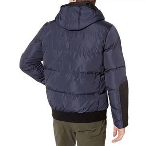 Nueva chaqueta acolchada de lona de moda para hombre, bombardero con capucha de invierno 2025, informal, transpirable, ecológica, personalizada - Product Image 2