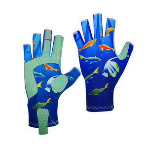 Fabricant de gants de pêche à la voile pour hommes demi-doigts confortables de haute qualité résistants aux coupures gants de pêche pour la manipulation du poisson - Product Image 1