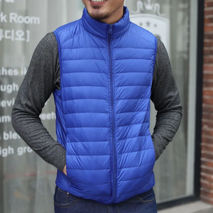 Chaleco Acolchado de Invierno para Hombre, Sin Mangas, Impermeable, Cortavientos, Transpirable, Prenda Exterior Lisa, Hecho en Vietnam - Product Image 4