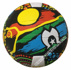 Ballon de netball officiel de match de club, haute qualité, en caoutchouc durable, taille 5 UNISPO, article fiable, qualité supérieure, ballon de sport, prix raisonnable - Product Image 1