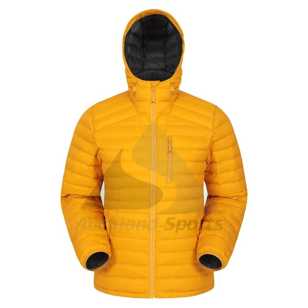 Ropa personalizada para hombre, chaqueta acolchada plegable para hombre de buena calidad, abrigo de invierno con capucha, chaqueta de nieve aislada