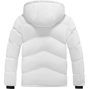 Streetwear personnalisé hommes veste d'hiver manteau fermeture éclair poches cargo léger bulle hiver téléchargé par robe sport - Product Image 6