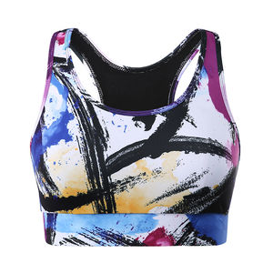 Sujetador deportivo de mujer ligero personalizado profesional 2025 de alta calidad con impresión de logotipo frontal, el mejor diseño, servicio OEM - Product Image 1