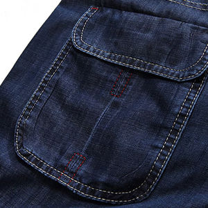 2025 pantalons courts à poches cargo pour hommes de haute qualité avec fermeture à glissière et bouton de lavage contrasté pour une conception de service OEM courte - Product Image 4