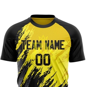 Conjunto de Camiseta de Fútbol Personalizada de Alta Calidad 24/25, Uniforme de Fútbol Unisex Personalizado, 100% Poliéster, Ligero y de Secado Rápido - Product Image 4