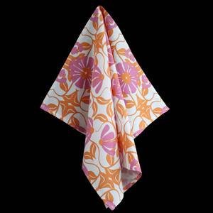 Serviettes de cuisine imprimées de fleurs en provenance d'Inde, design moderne imprimé, serviettes de cuisine en gros - Product Image 1