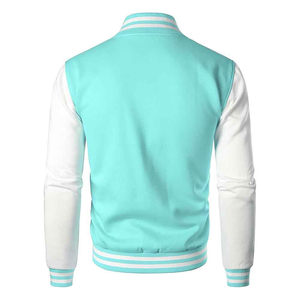 Vente en gros de qualité supérieure vestes Varsity Letterman pour hommes à vendre veste universitaire en laine à manches en cuir fabriqué au Pakistan - Product Image 2