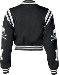 Veste universitaire pour femmes fabriquée en usine OEM/vêtements d'hiver Veste universitaire pour femmes au tarif de gros - Product Image 2