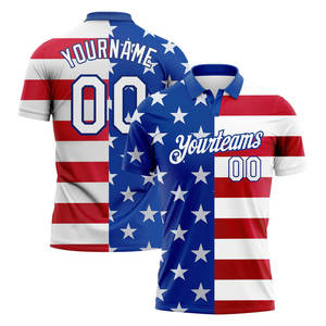 Camiseta Deportiva de Alta Calidad en Spandex/Algodón, Tejido de Punto, Sublimación, Secado Rápido, Ajuste Personalizado, Impresión Personalizada, Transpirable, para Golf, para Hombre - Product Image 1