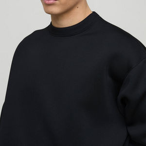 Nouveaux Sweatshirts à Manches Longues Rondes à Col Rond pour Hommes, Personnalisés avec Logo Brodé, Noir, Casual, Impression Graphique sur Écran, Athlétique - Product Image 5