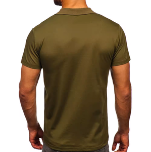 Camiseta de Polo de Golf de lujo personalizada para hombre, alto rendimiento, 100% algodón, cuello corto de punto vuelto, color personalizado de verano - Product Image 2