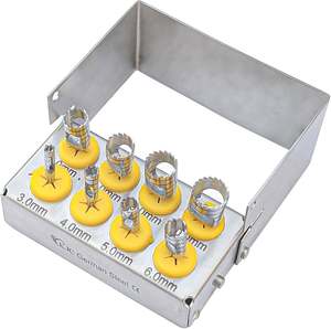 Professional Dental Implant Trephine Drills <b>Kit</b> Premium Surgical Bone Cutting Burs Set for Implant Removal & Bone Harvesting - Product Image 1