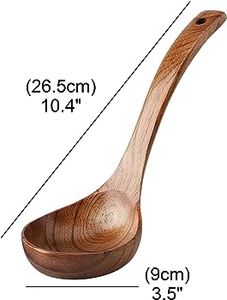 Cuchara de Madera de Lujo para Servir, Utensilio de Cocina Antiadherente, para Servir Ensaladas, Solo Lavar a Mano - Product Image 2