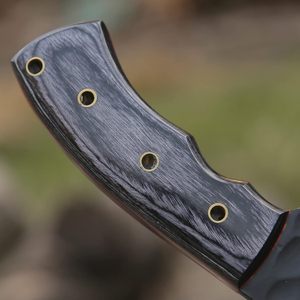 Cuchillos rastreadores de acero D2 de alta calidad para acampar al aire libre hecho a mano DIY grado con Funda de cuero mejor precio OEM personalizable - Product Image 4