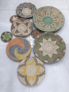 Décoration murale artistique en rotin et jonc de mer pour Noël et le style de la maison - Product Image 5