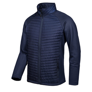 New Custom Logo Windproof High Quality Plus Size <b>Men's</b> Hybride puffer <b>jackets</b> Winter Coat Puffer <b>Jackets</b> <b>For</b> <b>Man</b> - Product Image 2
