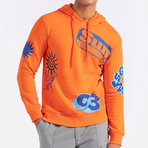 2025 sweats à capuche pour hommes coton blanc décontracté sweat à capuche surdimensionné impression Logo pour polaire thermique surdimensionné grande taille sweats à capuche pour unisexe - Product Image 6