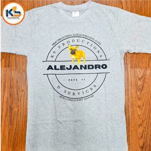 T-shirts pour hommes durables en gros |   T-shirts en coton 100% à manches courtes en tricot respirant, impression personnalisée sur écran, logo lavable - Product Image 1