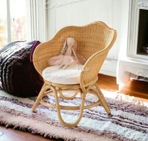 Silla de bambú y canoa de ratán redonda de estilo moderno personalizada para niños para jardín, dormitorio, parque, Villa, muebles de sala de estar - Product Image 2