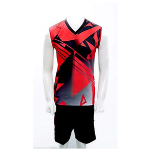 Servicio OEM, venta al por mayor, ropa deportiva, uniformes de voleibol, diseña tu propio conjunto de camisetas y pantalones cortos de voleibol sin mangas - Product Image 1