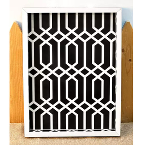 Plateau de service élégant en os et incrustation de résine plateaux de service en os naturel de haute qualité plateaux décoratifs élégants et meilleurs respectueux de l'environnement - Product Image 5