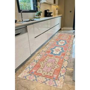 Alfombra Estilo Azteca Naranja: Decoración para el Hogar Impresa en 3D, Alfombra de Chenilla - Product Image 4