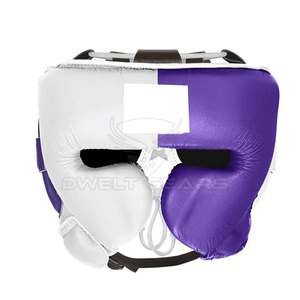 Ensembles de sparring de compétition OEM : Gants de boxe en cuir, protège-tête, protège-aine, protège-aine avec protège-aine intégré, respirants, confortables, sur mesure pour GEARS - Product Image 3