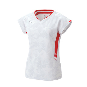 เสื้อยืดสปอร์ตผู้หญิง โลโก้ ผ้าสแปนเด็กซ์-คอตตอนผสม ยืดได้ 4 ทิศทาง ระบายอากาศ แห้งเร็ว เป็นมิตรกับสิ่งแวดล้อม น้ำหนักเบา สำหรับฤดูร้อน - Product Image 6