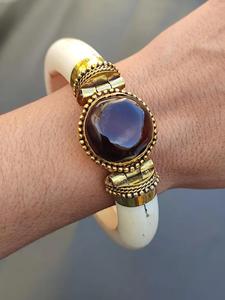 Bracelet en os de chameau et pierre, fait main, style animal, imperméable, pour femmes et filles - Product Image 6