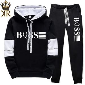 Automne hiver hommes mode survêtement qualité quotidien respirant sweats pantalons de survêtement Offres Spéciales décontracté sport sweats à capuche adultes - Product Image 2