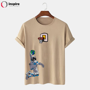 Camisetas de gimnasio de compresión con cuello redondo personalizadas para hombres, ropa deportiva de manga corta para correr, inspirada en la inspiración física - Product Image 2