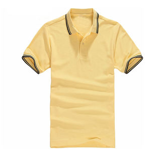 Hombres verano nuevo algodón clásico que absorbe la humedad telas lisas polos hombres negocios manga corta Tops camisetas Polo hombres - Product Image 3