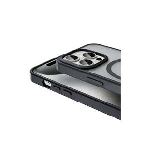 Coque en silicone mate compatible MagSafe pour iPhone 15 Pro 14 Plus - Coque arrière de protection antichoc rectangulaire - Product Image 5