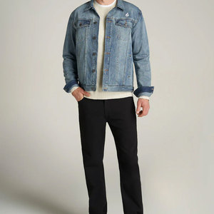 <b>Lightweight</b> & Breathable Material Top Manufacturer High Street <b>Denim</b> <b>Jacket</b> 100% Quality Quick Dry Men <b>Denim</b> <b>Jacket</b> For Adults - Product Image 4