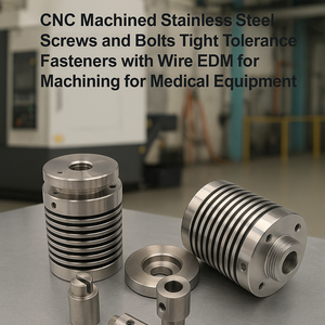 Arbres en acier inoxydable usinés par CNC, pièces robustes résistantes à la corrosion, brochage par électroérosion pour l'usinage des énergies renouvelables - Product Image 2