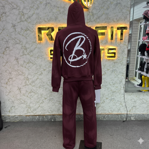 ชุดวอร์มมีซิปสำหรับผู้ชายชุดวอร์มมีซิปดีไซน์คลาสสิกคุณภาพสูงออกแบบได้ตามต้องการ - Product Image 2